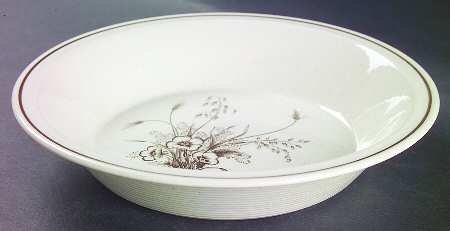 Marsh Flowers 9" Round Vegetable Bowl