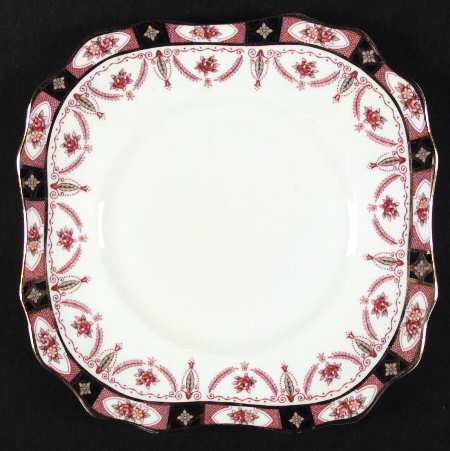Royal Linden Square Cake Plate