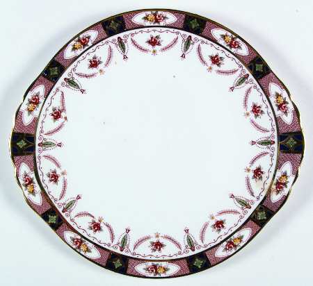 Royal Linden Handled Cake Plate