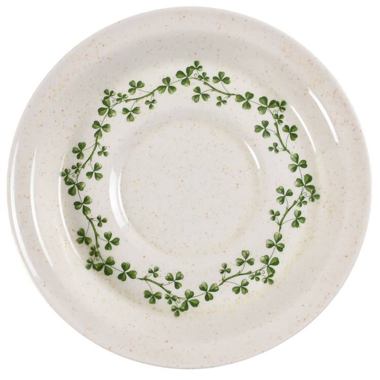 Wild Shamrock Saucer for a Mug/Cup