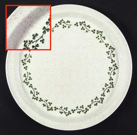 Wild Shamrock Dinner Plate