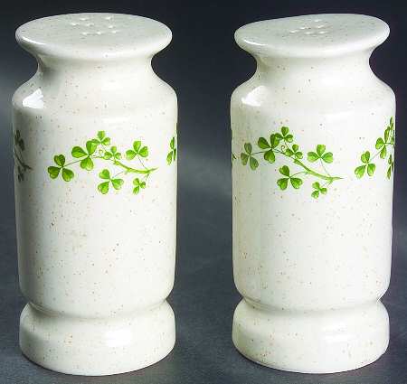 Wild Shamrock Salt & Pepper Set