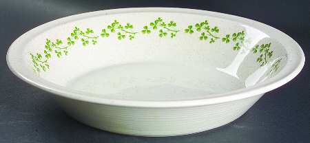 Wild Shamrock 10" Round Vegetable Bowl