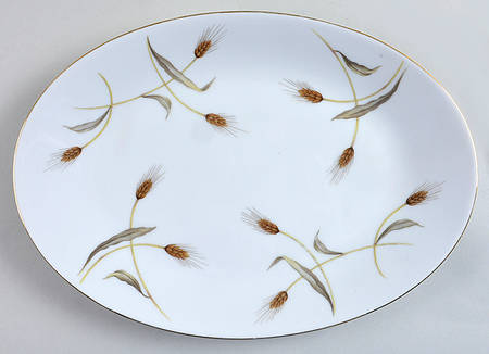 Golden Wheat 12" Oval Serving Platter