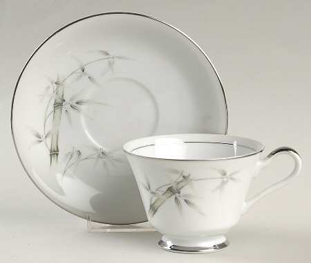 Jade Footed Cup & Saucer Set