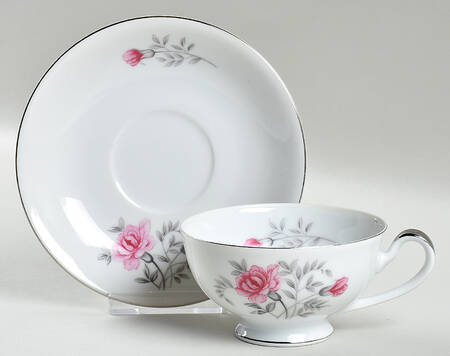 Footed Cup & Saucer Set