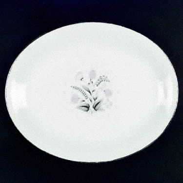 Pink Lantern 12" Oval Serving Platter