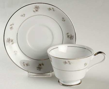 Footed Cup & Saucer Set