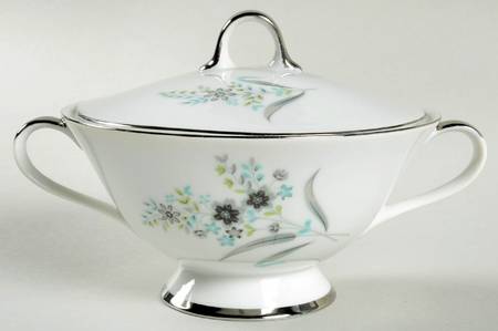 Saxony Sugar Bowl & Lid