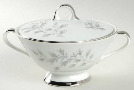 Silver Spray Sugar Bowl & Lid by Arlen