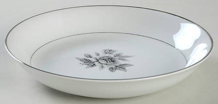 White Rose Coupe Soup Bowl