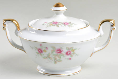 Wild Rose Sugar Bowl & Lid