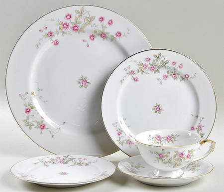 Wild Rose 5 Piece Place Setting