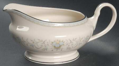 Blue Versailles Round Gravy Boat