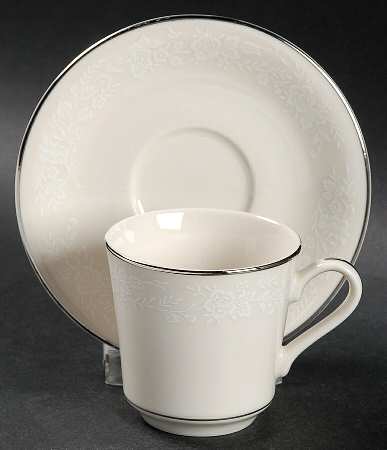 Winterset Flat Demitasse Cup & Saucer Set