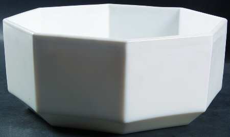 Novoctime White 9" Salad Serving Bowl