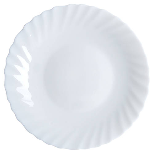 Trianon White Coupe Dinner Plate