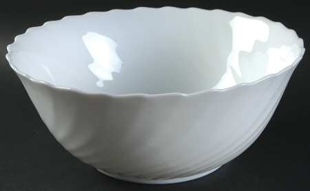 Trianon White 9" Round Vegetable Bowl