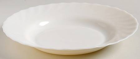 Trianon White Rim Soup Bowl