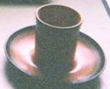 Cherokee Flat Cup & Saucer Set