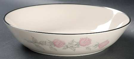 Champagne Rose 8" Round Vegetable Bowl