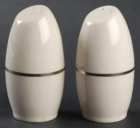 Royal Platinum (Cream) Salt & Pepper Set