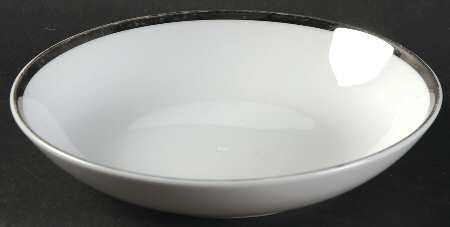 Royal Platinum (White) Fruit/Dessert (Sauce) Bowl