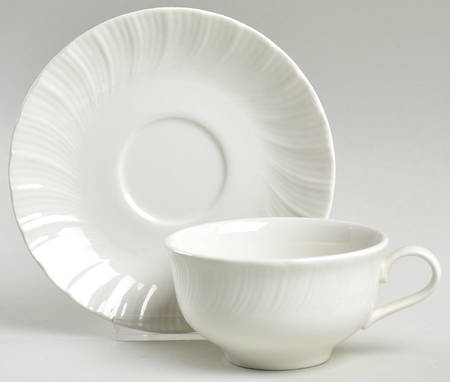 Casablanca Flat Cup & Saucer Set