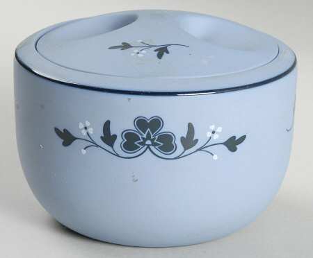 Celebration Blue Sugar Bowl & Lid