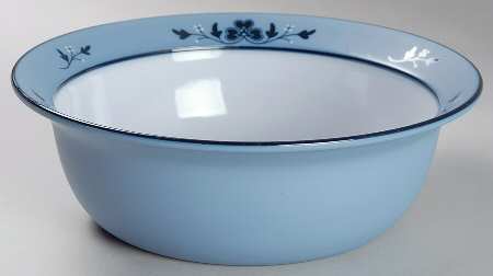 Celebration Blue 8" Round Vegetable Bowl