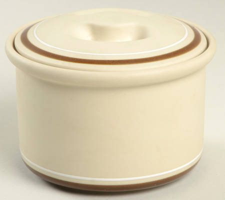 Genesis Beige Sugar Bowl & Lid