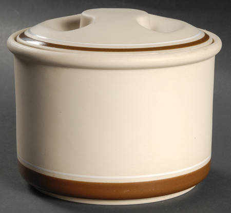Genesis Beige Small Canister & Lid