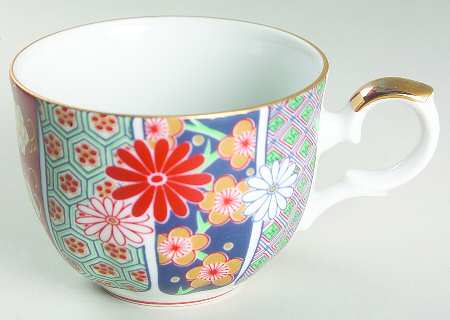 Imari Fan Flat Cup