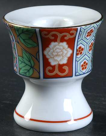 Imari Fan Single Light Candlestick