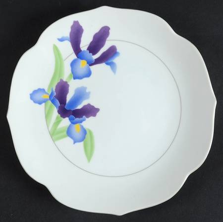 Iris Salad Plate