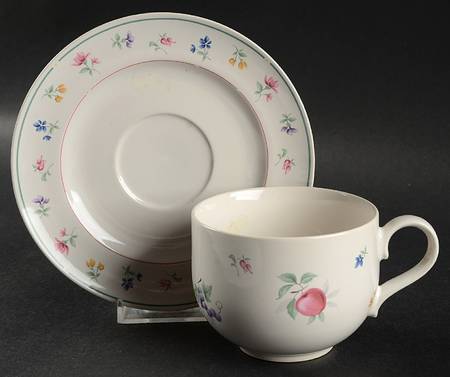 Orchard Flat Cup & Saucer Set