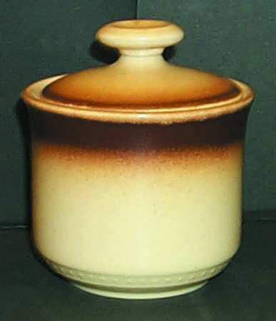 Peach Cobbler Sugar Bowl & Lid