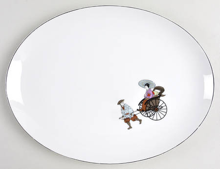 Rikisha 12" Oval Serving Platter