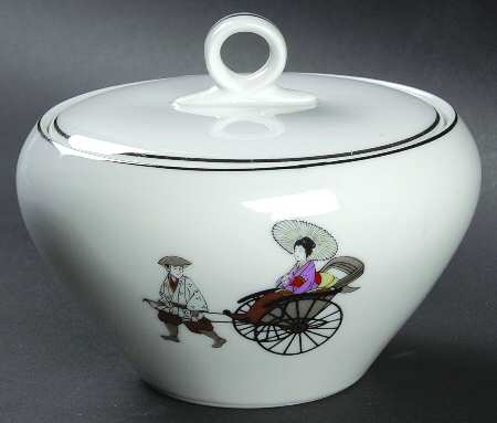 Rikisha Sugar Bowl & Lid