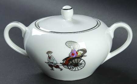 Rikisha Sugar Bowl & Lid