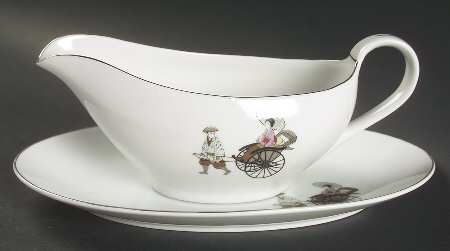 Rikisha Gravy Boat & Underplate/Relish