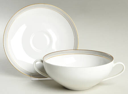 9573 Flat Cream Soup Bowl & Saucer Set