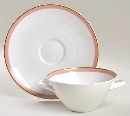 9896 Flat Cream Soup Bowl & Saucer Set