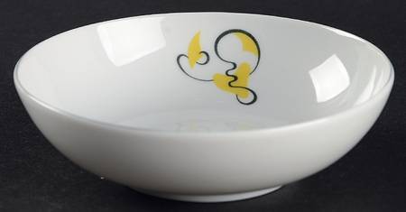 Abstract Gray Fruit/Dessert (Sauce) Bowl