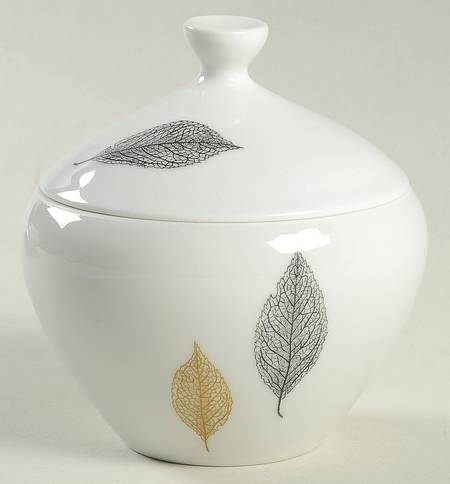 Angel Leaf Sugar Bowl & Lid