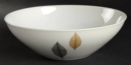 Angel Leaf 9" Salad Serving Bowl