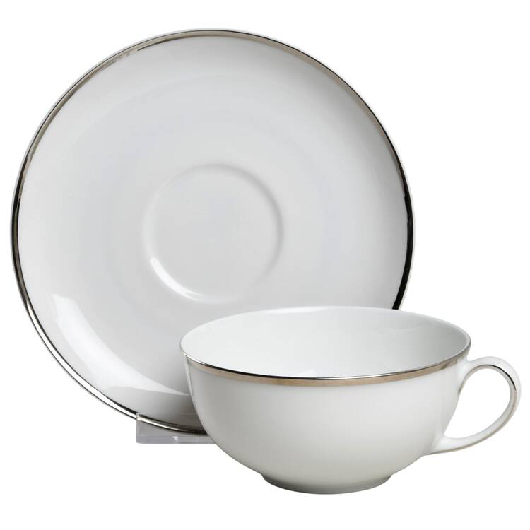 Arzberg Platinum Flat Cup & Saucer Set