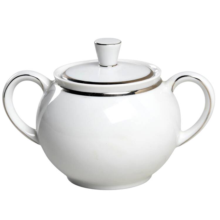 Arzberg Platinum Sugar Bowl & Lid