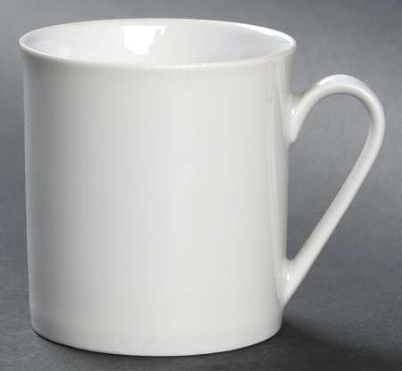 Grand Prix White Flat Demitasse Cup