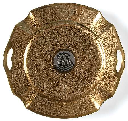 ARZ35 Handled Cake Plate